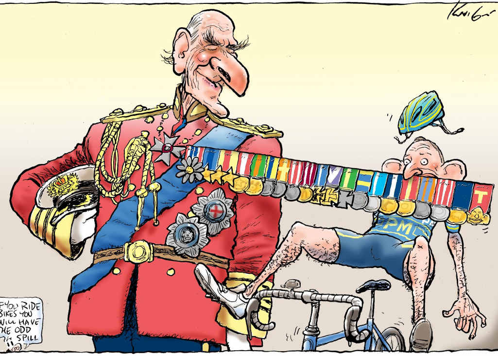 One of the many cartoons on exhibition: Mark Knight - The Spill, Herald Sun, 9 February 2015 One of the many cartoons on exhibition: Mark Knight - The Spill, Herald Sun, 9 February 2015